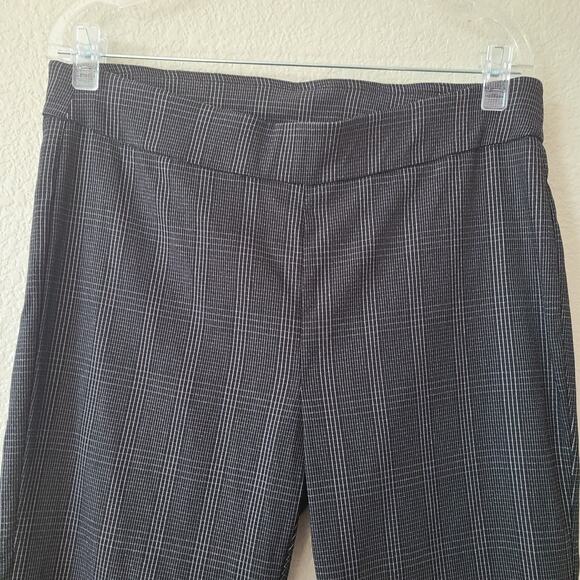 Zoe + Phoebe Dress Crop Pants Women Petite Large Pull On Plaid Stretch Career - Picture 2 of 10